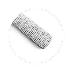 Xenos Besteksets-Bestekset Amefa Linen - zilverkleurig - 24-delig - 6 persoons