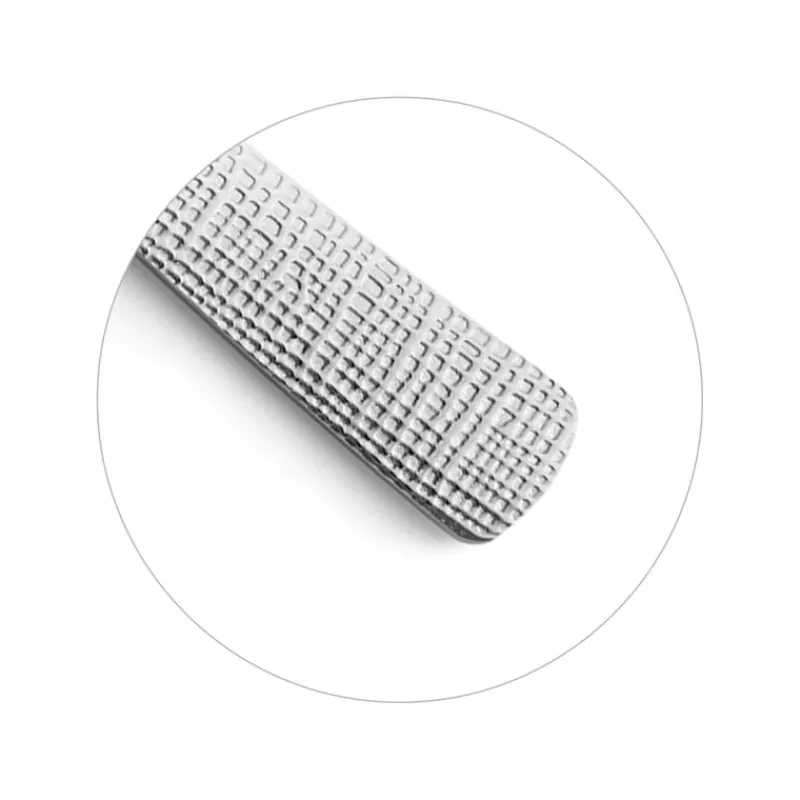 Xenos Besteksets-Bestekset Amefa Linen - zilverkleurig - 24-delig - 6 persoons