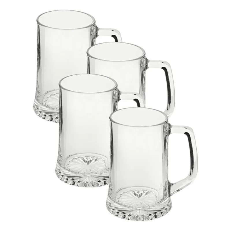 Xenos Glazensets|Bierglazen-Bierpull - 32 cl - set van 4