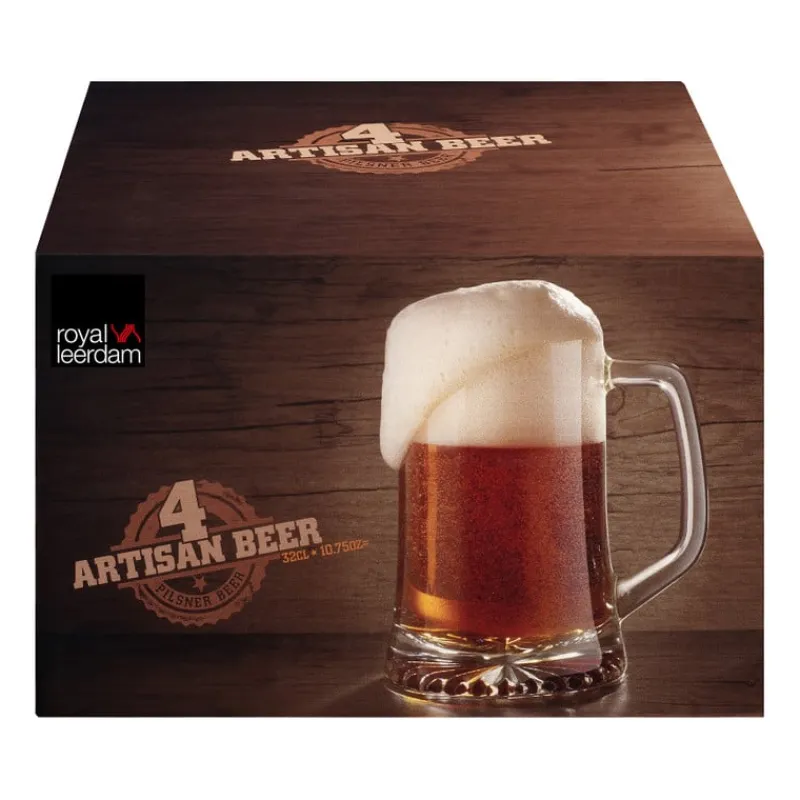Xenos Glazensets|Bierglazen-Bierpull - 32 cl - set van 4