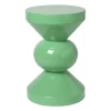 Xenos Bijzettafels-Bijzettafel diabolo - groen - ø33x50 cm