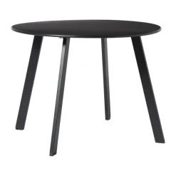 Xenos Bijzettafels-Bijzettafel Diego klein - zwart - ø60x46 cm