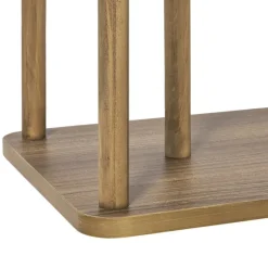Xenos Bijzettafels-Bijzettafel Ella - bruin - 56x38x33 cm