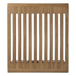 Xenos Bijzettafels-Bijzettafel Japandi klein - bruin - 34x34x29 cm