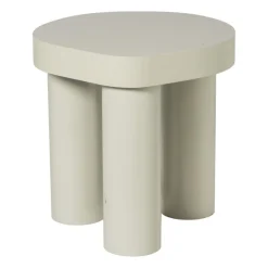Xenos Bijzettafels-Bijzettafel Karlstad klein - ø40x40 cm - grijs