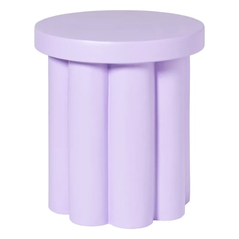 Xenos Bijzettafels-Bijzettafel Malmo - lila - ø40x45 cm