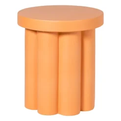 Xenos Bijzettafels-Bijzettafel Malmo - peach - ø40x45 cm
