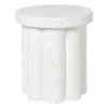 Xenos Bijzettafels-Bijzettafel Malmo - wit - ø40x45 cm
