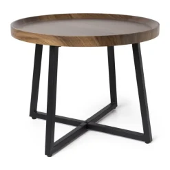 Xenos Bijzettafels-Bijzettafel Max - MDF/metaal - ø50x39 cm