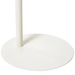 Xenos Bijzettafels-Bijzettafel Mica organisch - wit - 53x35x26 cm
