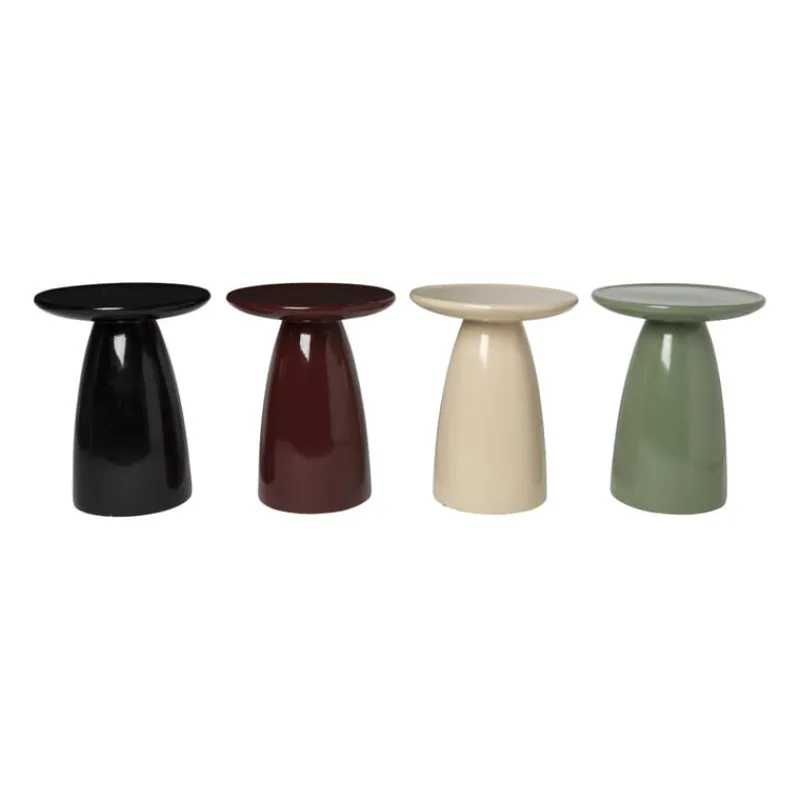Xenos Bijzettafels-Bijzettafel Paris - beige - ø36x46 cm