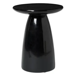Xenos Bijzettafels-Bijzettafel Paris - zwart - ø36x46 cm