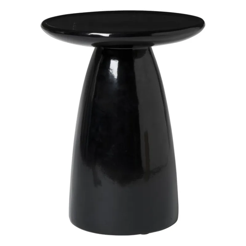 Xenos Bijzettafels-Bijzettafel Paris - zwart - ø36x46 cm