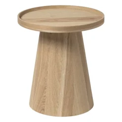 Xenos Bijzettafels-Bijzettafel Rondo groot - naturel - ø45x50 cm