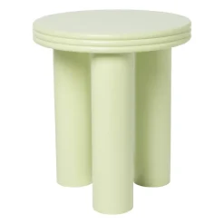 Xenos Bijzettafels-Bijzettafel Stockholm - groen - ø40x45 cm