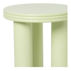Xenos Bijzettafels-Bijzettafel Stockholm - groen - ø40x45 cm