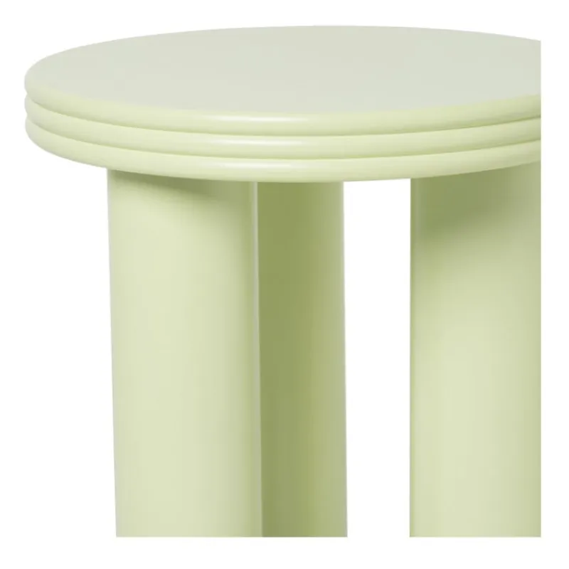 Xenos Bijzettafels-Bijzettafel Stockholm - groen - ø40x45 cm