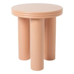 Xenos Bijzettafels-Bijzettafel Stockholm - peach - ø40x45 cm