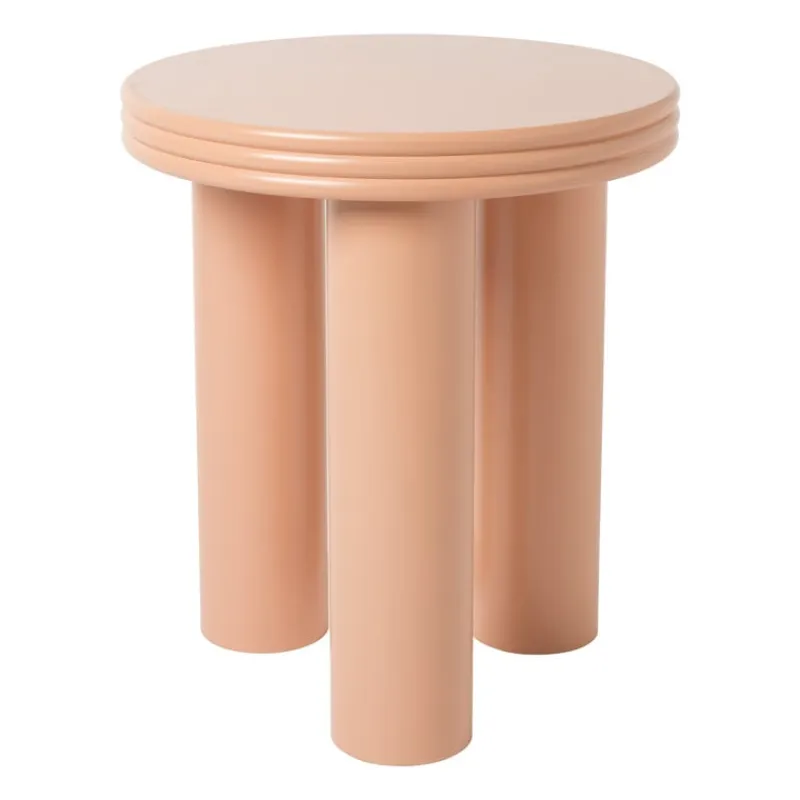 Xenos Bijzettafels-Bijzettafel Stockholm - peach - ø40x45 cm