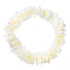 Xenos Verkleedaccessoires-Bloemenkrans - wit - 110 cm