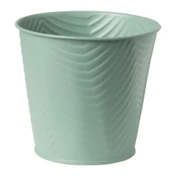 Xenos Plantenbakken|Bloempotten-Bloempot patroon maat S - ø12x13 cm - groen