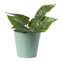 Xenos Plantenbakken|Bloempotten-Bloempot patroon maat S - ø12x13 cm - groen