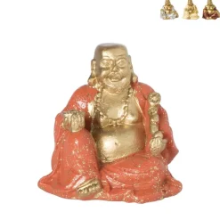 Xenos Boeddha Beelden|Decoratieve Beelden-Boeddha mini - diverse varianten - goudkleurig