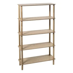 Xenos Boekenkasten|Vakkenkasten-Boekenkast Scandi - naturel - 140x80x30 cm