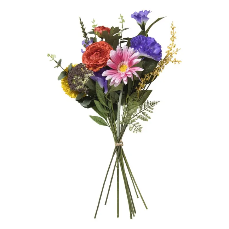 Xenos Kunstbloemen-Boeket kunstbloemen - multikleur - 60 cm