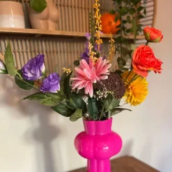 Xenos Kunstbloemen-Boeket kunstbloemen - multikleur - 60 cm