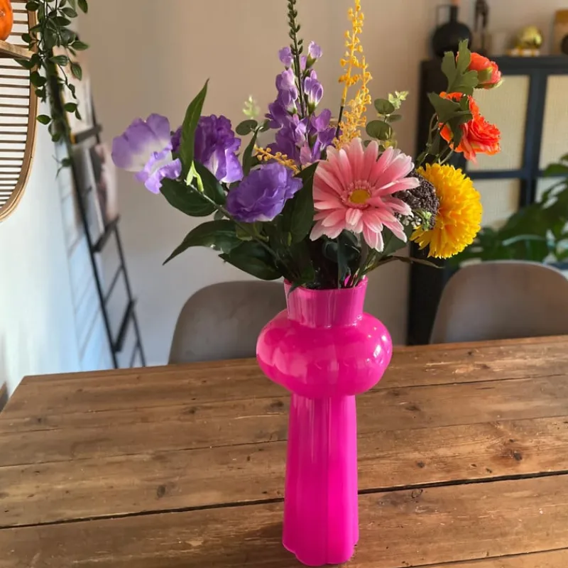 Xenos Kunstbloemen-Boeket kunstbloemen - multikleur - 60 cm