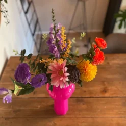 Xenos Kunstbloemen-Boeket kunstbloemen - multikleur - 60 cm