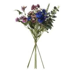 Xenos Kunstbloemen-Boeket kunstbloemen - paars - 60 cm
