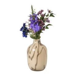 Xenos Kunstbloemen-Boeket kunstbloemen - paars - 60 cm