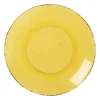 Xenos Buitenservies|Kinderservies-Bord dots - geel - ø20 cm