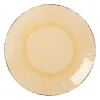 Xenos Buitenservies|Kinderservies-Bord dots - licht oranje - ø20 cm