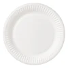 Xenos Wegwerpservies-Bord wit - set van 8 - ø18 cm