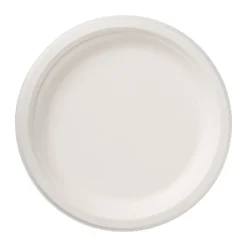 Xenos Wegwerpservies-Borden bagasse - set van 8 - ø23 cm