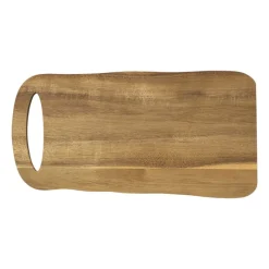 Xenos Borrelplanken-Borrelplank acacia - bruin - 43x22 cm