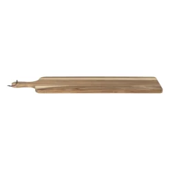 Xenos Borrelplanken-Borrelplank acacia met handvat - 70x19x1.5 cm