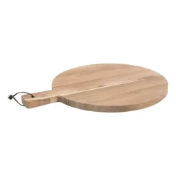 Xenos Borrelplanken-Borrelplank Acacia rond - 38x30x1,9 cm