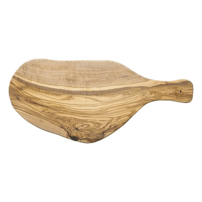 Xenos Borrelplanken-Borrelplank olijfhout groot - bruin - 41x17 cm