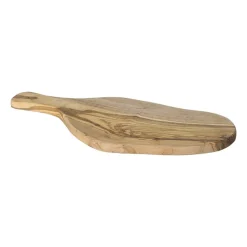 Xenos Borrelplanken-Borrelplank olijfhout groot - bruin - 41x17 cm