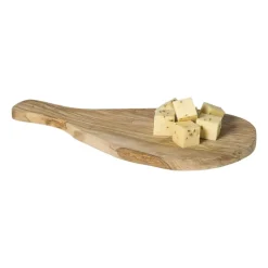 Xenos Borrelplanken|Kerstcadeaus-Borrelplank olijfhout klein - bruin - 28x13 cm