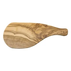 Xenos Borrelplanken-Borrelplank olijfhout medium - bruin - 35x14 cm