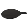 Xenos Borrelplanken|Sushi Servies-Borrelplank rond - zwart - 40x50x2 cm