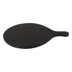 Xenos Borrelplanken|Sushi Servies-Borrelplank rond - zwart - 40x50x2 cm