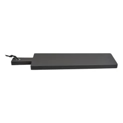 Xenos Borrelplanken|Sushi Servies-Borrelplankje acacia lang zwart- 50,8x15,2 cm