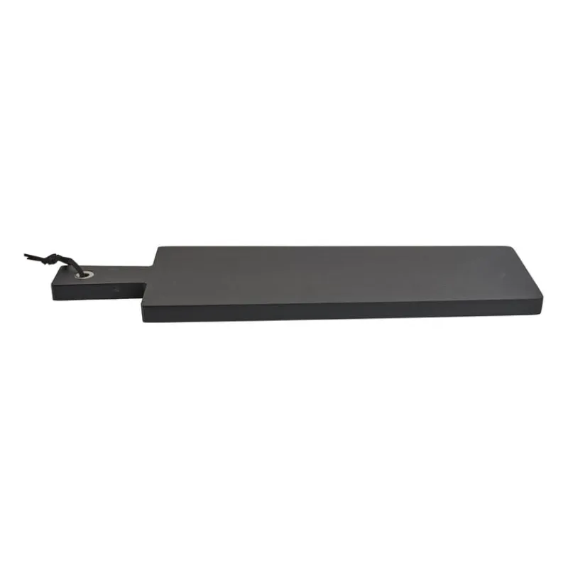 Xenos Borrelplanken|Sushi Servies-Borrelplankje acacia lang zwart- 50,8x15,2 cm