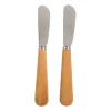 Xenos Keukengerei-Botermesje hout - set van 2